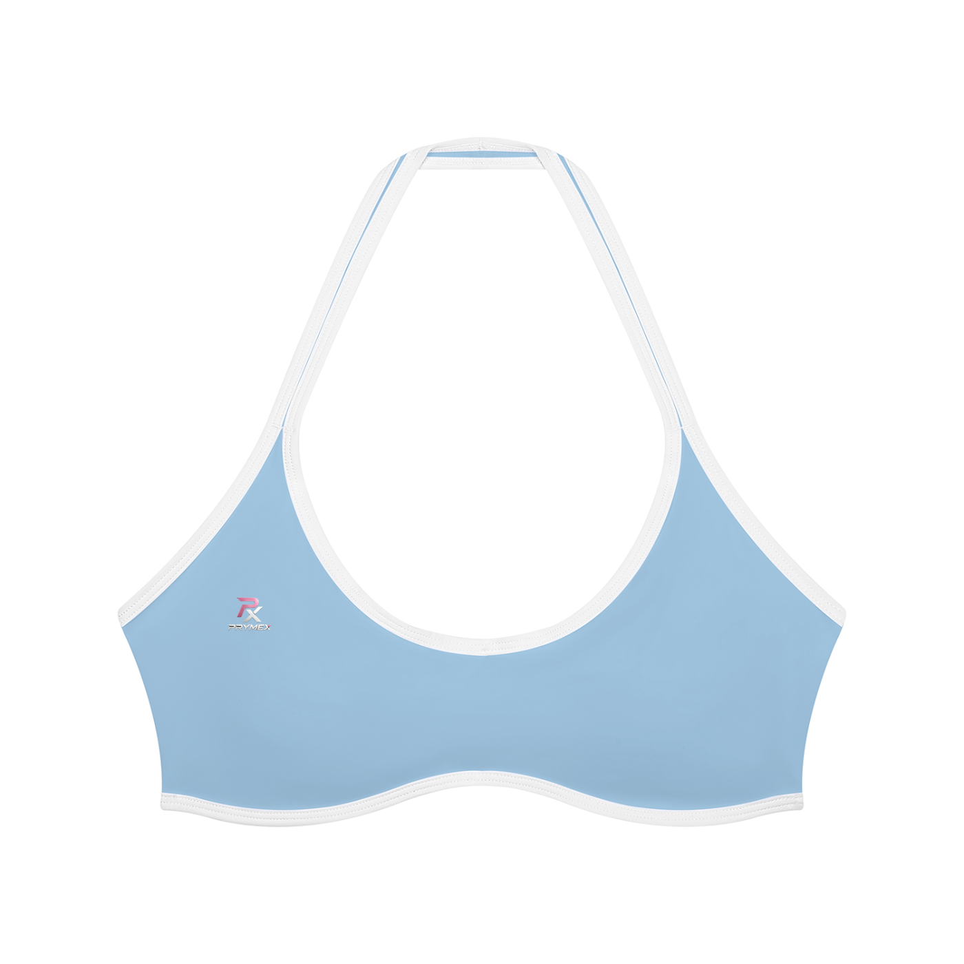 Halter Bra — Contrast Trim
