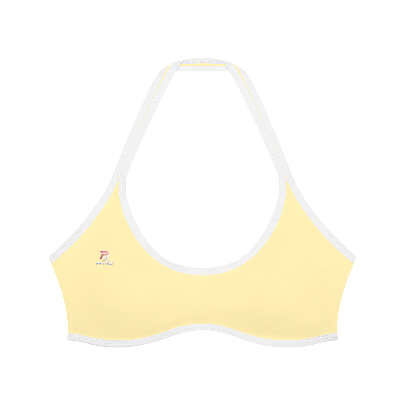 Halter Bra — Contrast Trim