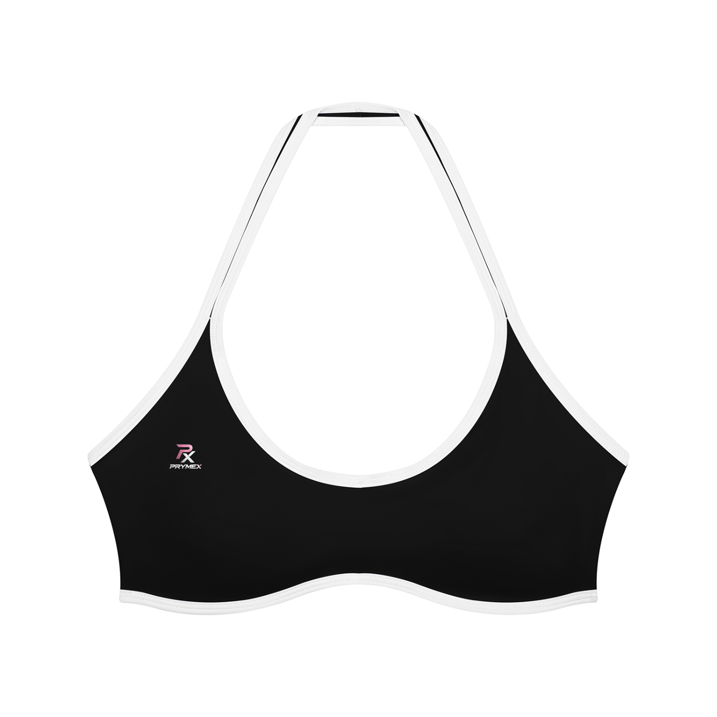 Halter Bra — Contrast Trim