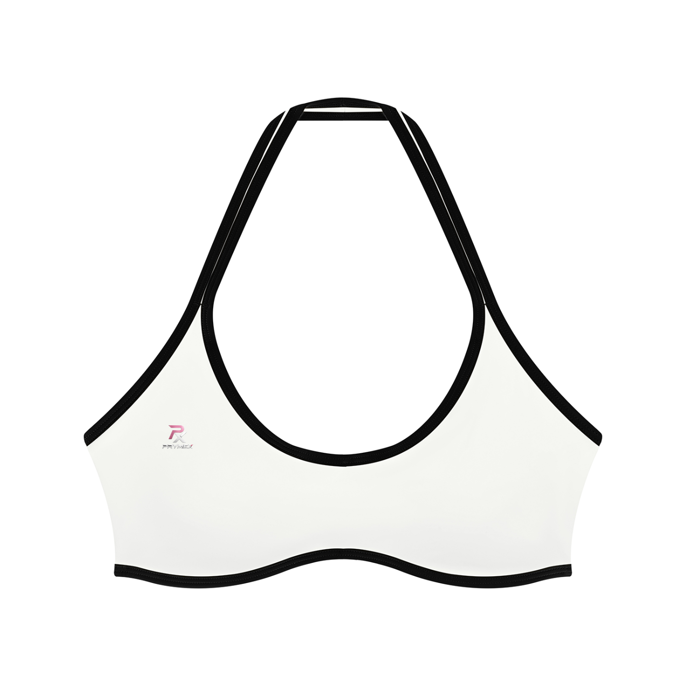 Halter Bra — Contrast Trim